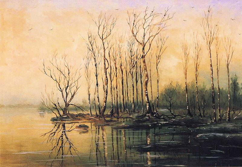 Alexej Kondratjewitsch Sawrassow Early Spring High Water China oil painting art